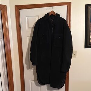 GAP Black Lightweight Shirt Jacket
